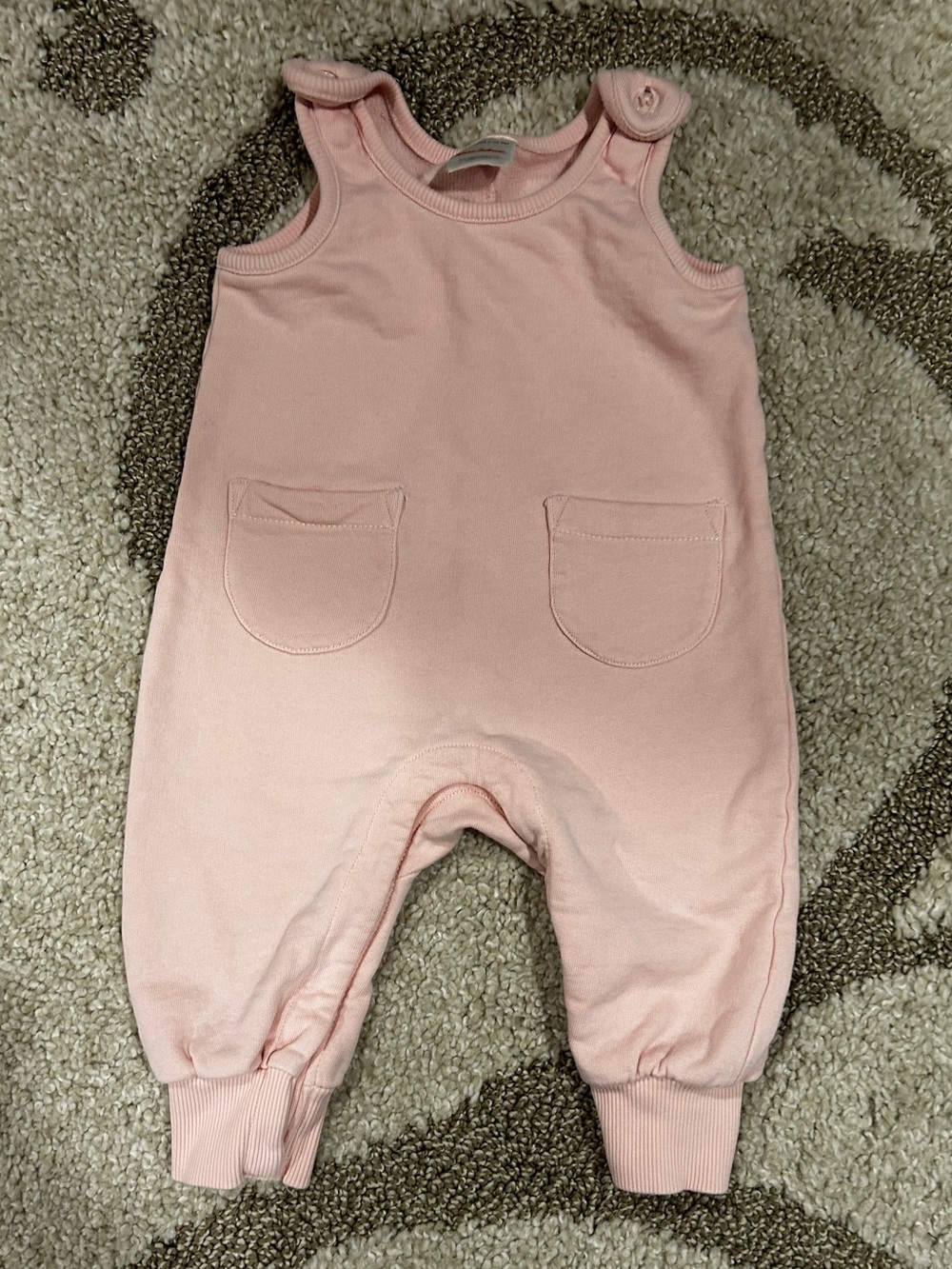 Hanna Andersson organic French terry baby overalls